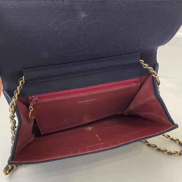 Vintage Chanel shoulder shoulder bag half flap - Picture 6 of 8